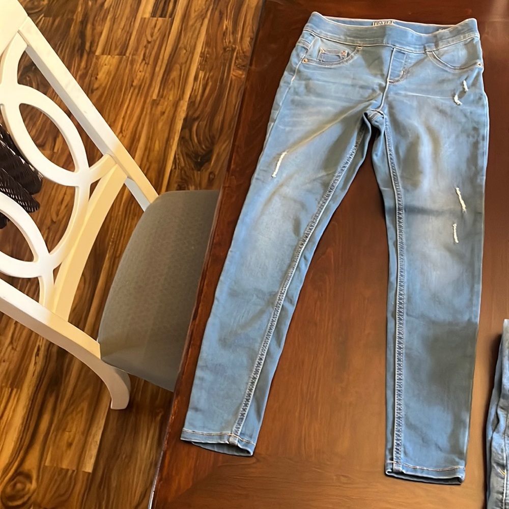 Justice skinny Jeans . Worn handful of times